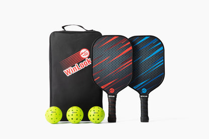 Pickleball Paddles Set of 2 – Fiberglass Pickle Ball Rackets